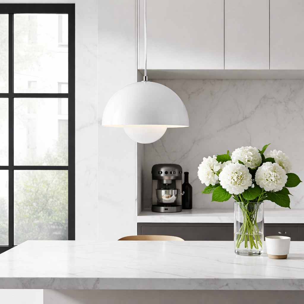 NordicGlow | Elegant Minimalist Glass Pendant Lighting for Warm Ambiance