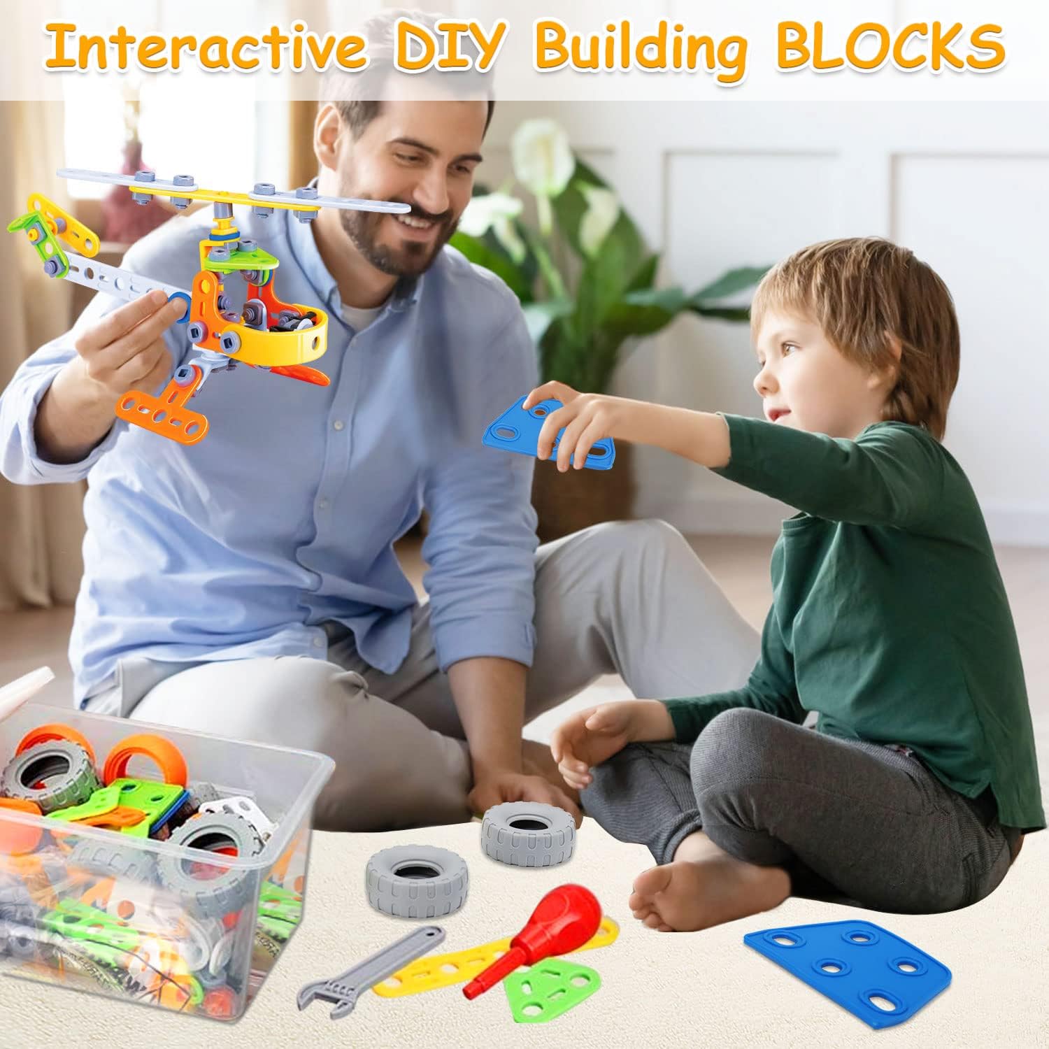 Creative Builders | Colorful Construction Set for Kids with Durable Pieces | Educational Play for Imagination Development 2