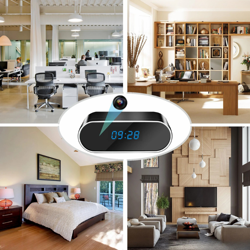 DiscreetVision | HD Surveillance Camera with Motion Detection & Night Vision | Compact Clock Design for Home Security 2