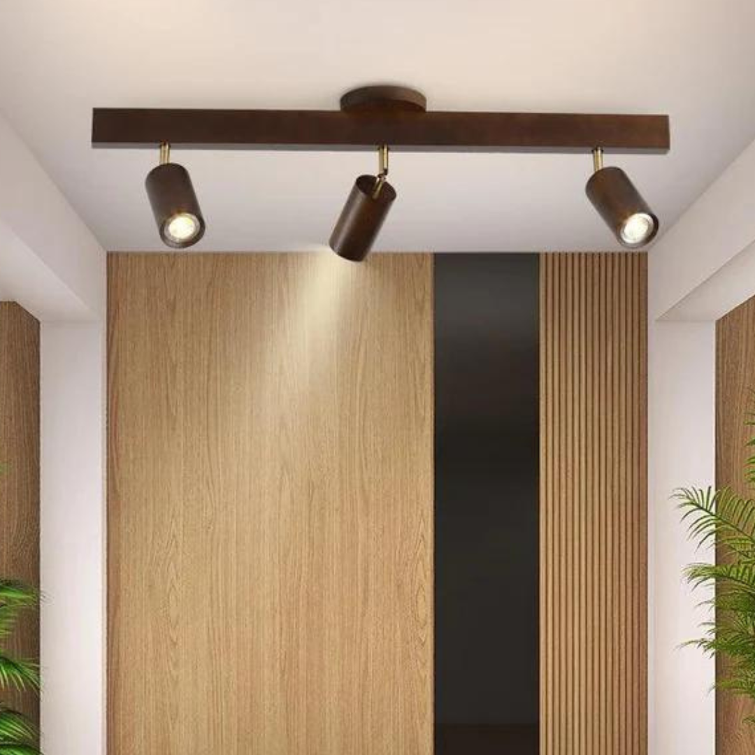 EcoLux | Ceiling Spotlight with Adjustable Wooden Design | Energy-Efficient Lighting for Sustainable Ambiance 6