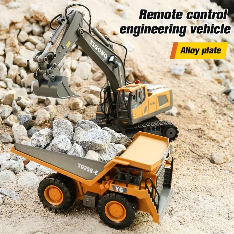 Innovative RC Excavator | Remote-Controlled Excavator with 11 Functions | Engaging Play for All Ages 3