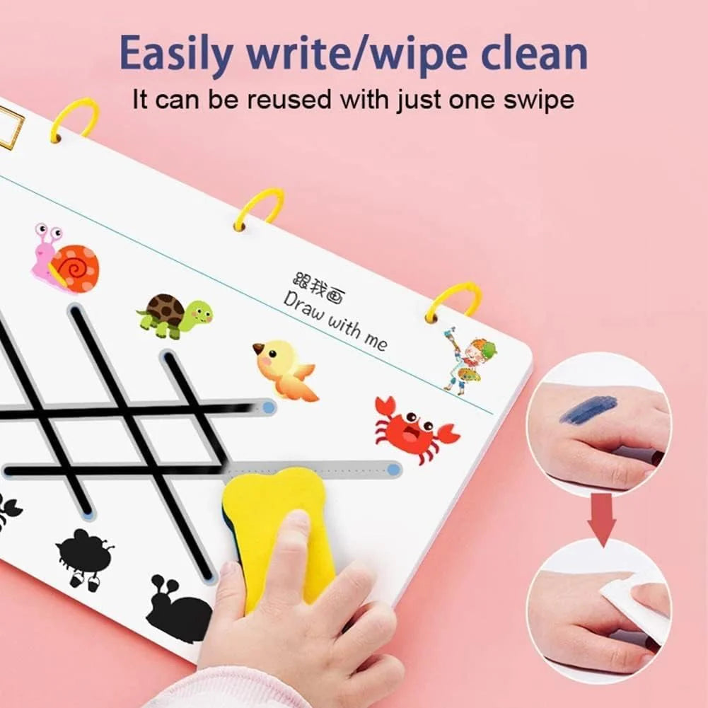 Magicbook | Reusable Writing Notebook with Vibrant Markers for Interactive Learning 7