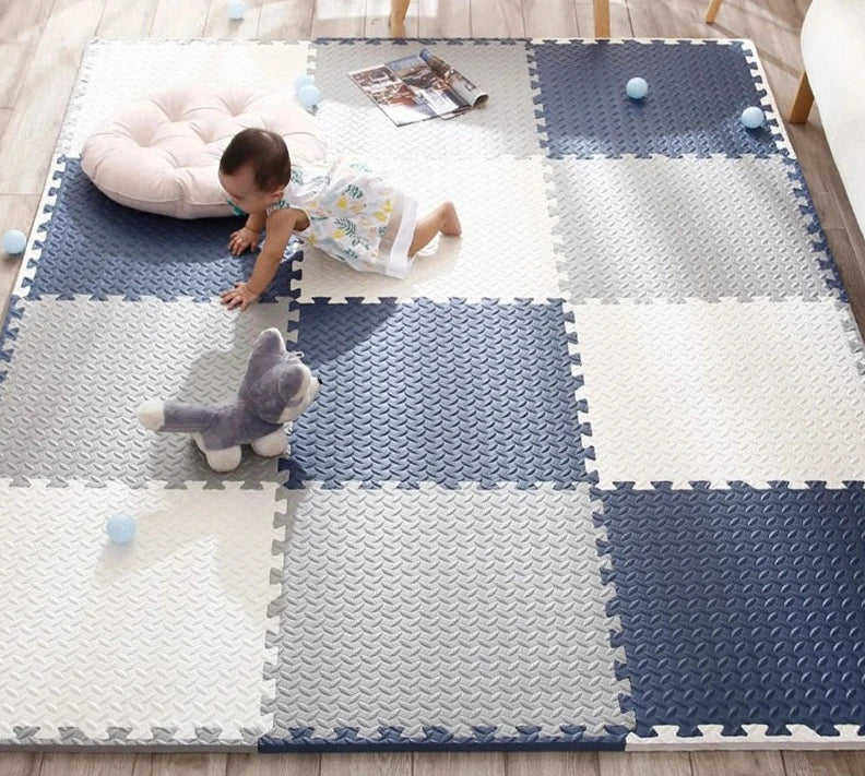 SafePlay | Thick Baby Play Mat with Cushioning Protection | Flexible Colorful Design for Safe Playtime 2
