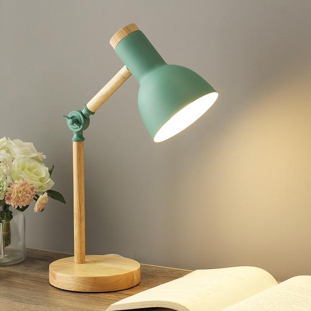 Scandinavian Table Lamp | Adjustable Wooden Design for Elegant Illumination 1