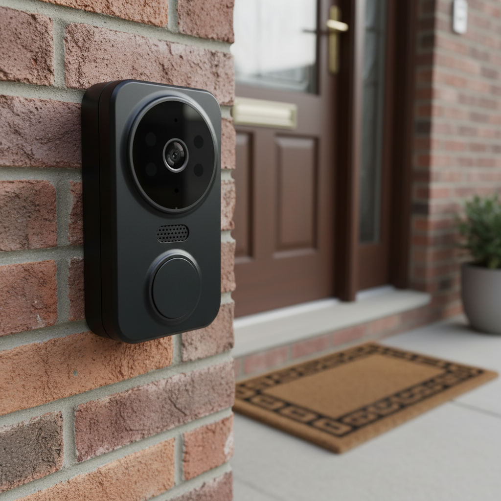 WiFi Doorbell Camera | HD Video Doorbell with Night Vision & Two-Way Audio | Smart Home Security Monitor for Instant Alerts 0