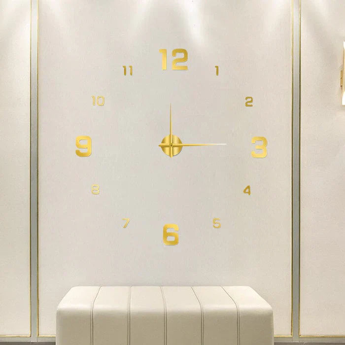 Creative Large Wall Clock with DIY Assembly & Unique Designs for Personalized Home Decor 2