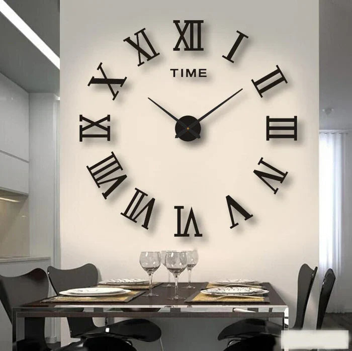 Creative Large Wall Clock with DIY Assembly & Unique Designs for Personalized Home Decor 5