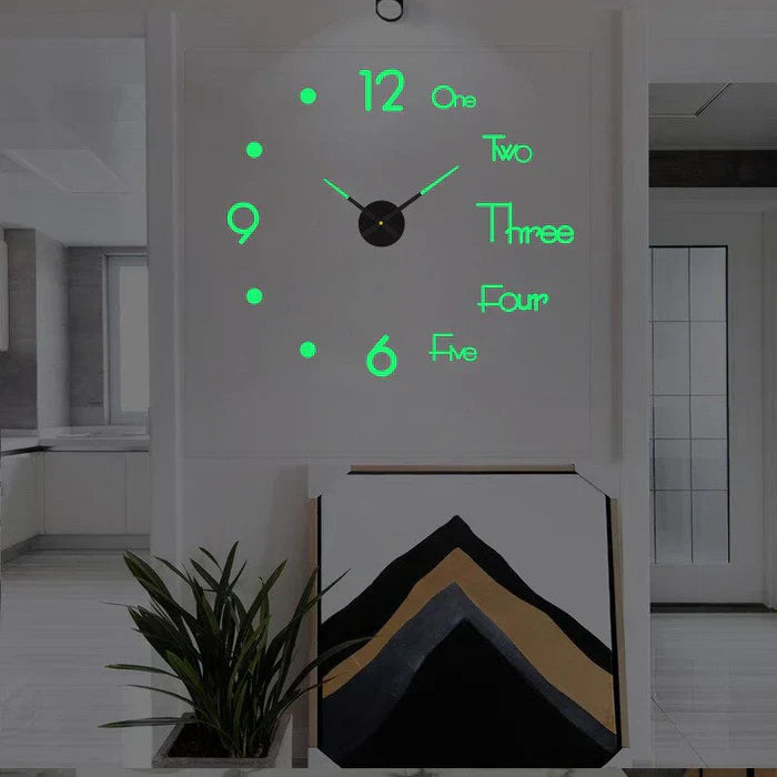 Creative Large Wall Clock with DIY Assembly & Unique Designs for Personalized Home Decor 8