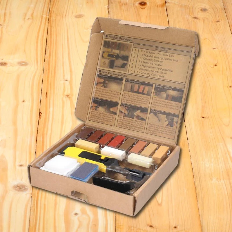 Floor Repair Kit | Durable Tools with 11 Color Blocks for Seamless Repairs 1