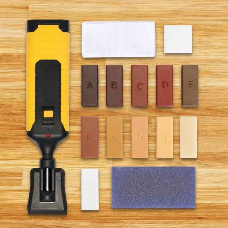 Floor Repair Kit | Durable Tools with 11 Color Blocks for Seamless Repairs 2