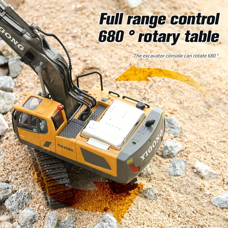 Innovative RC Excavator | Remote-Controlled Excavator with 11 Functions | Engaging Play for All Ages 1
