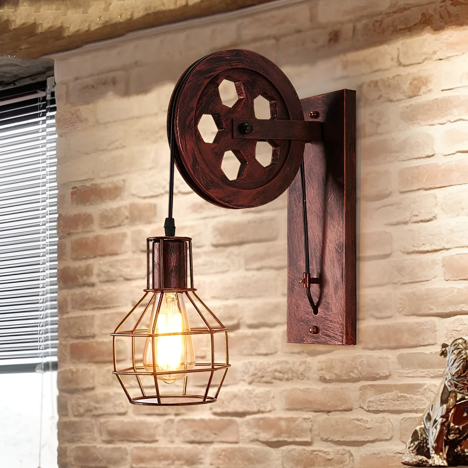 Luminara | Stylish Industrial Metal Wall Sconce Lighting with LED 1
