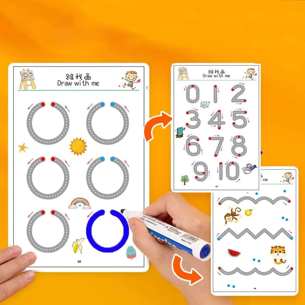 Magicbook | Reusable Writing Notebook with Vibrant Markers for Interactive Learning 6