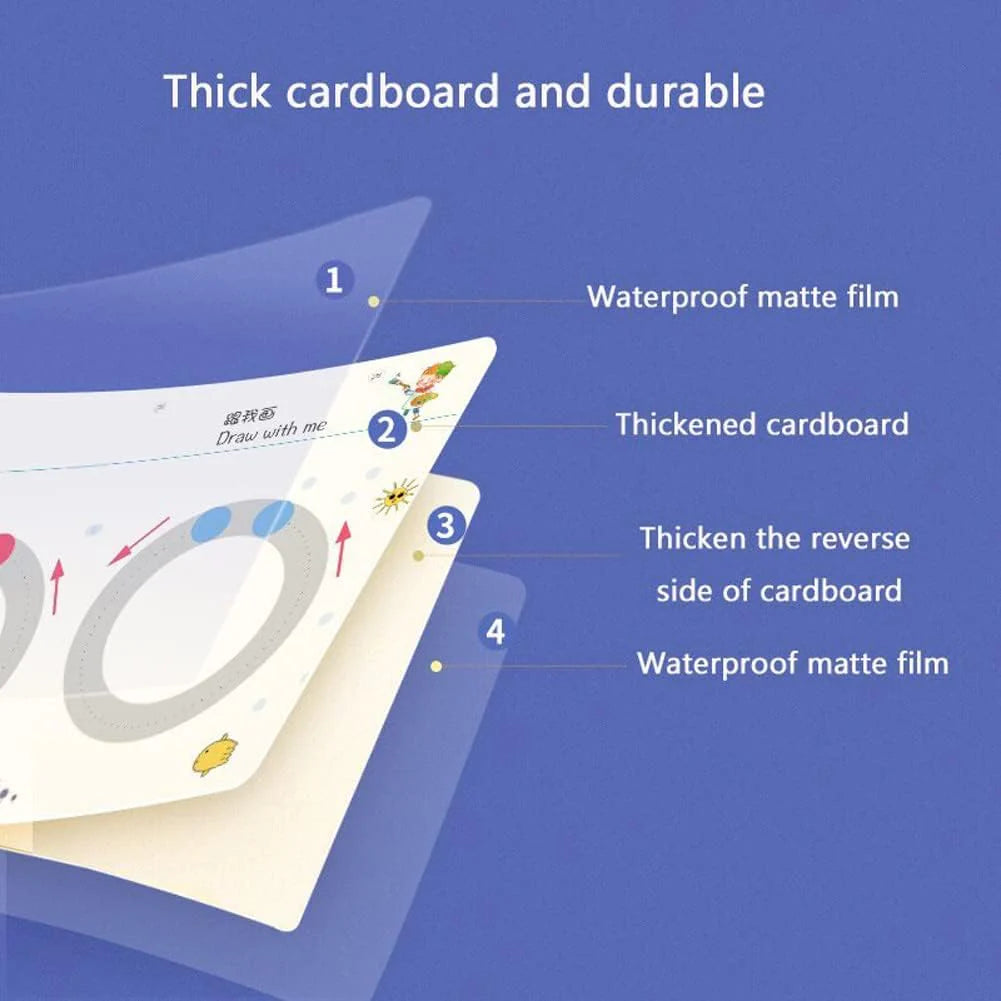 Magicbook | Reusable Writing Notebook with Vibrant Markers for Interactive Learning 8