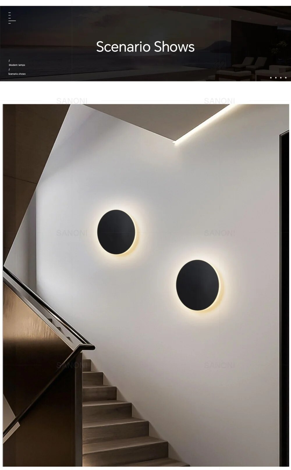 Modern LED Wall Lamp | Sleek Design with Smart Control | Energy-Efficient Wall Lighting for Any Space 7