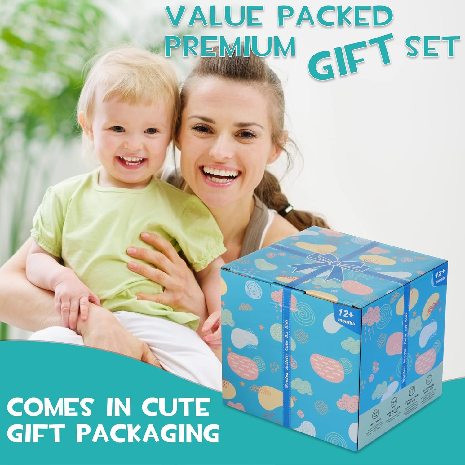 Montessori Activity Cube | 8-in-1 Educational Toy with Maze & Xylophone | Motor Skills Development for Babies 4
