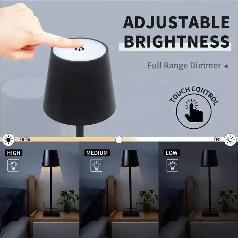 NoraGlow | Elegant Cordless Battery Operated Table Lamp for Any Space 6