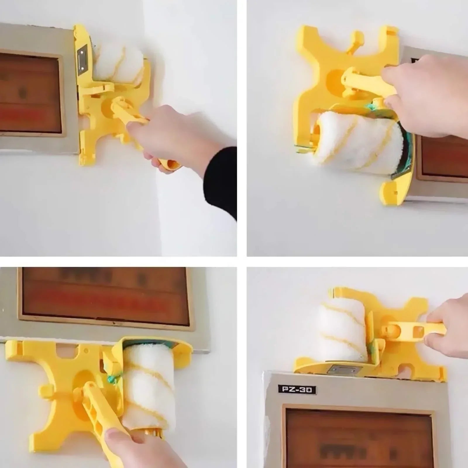 Paintbuddy | Innovative Paint Roller with Integrated Shield for Quick and Clean Edges 4