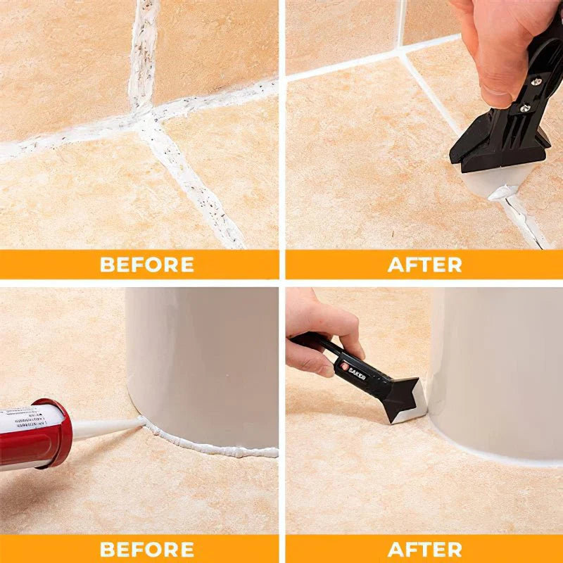 Remover Pro | 3-in-1 Sealant Removal Tool with Customizable Tips | Precision for Easy Application 1