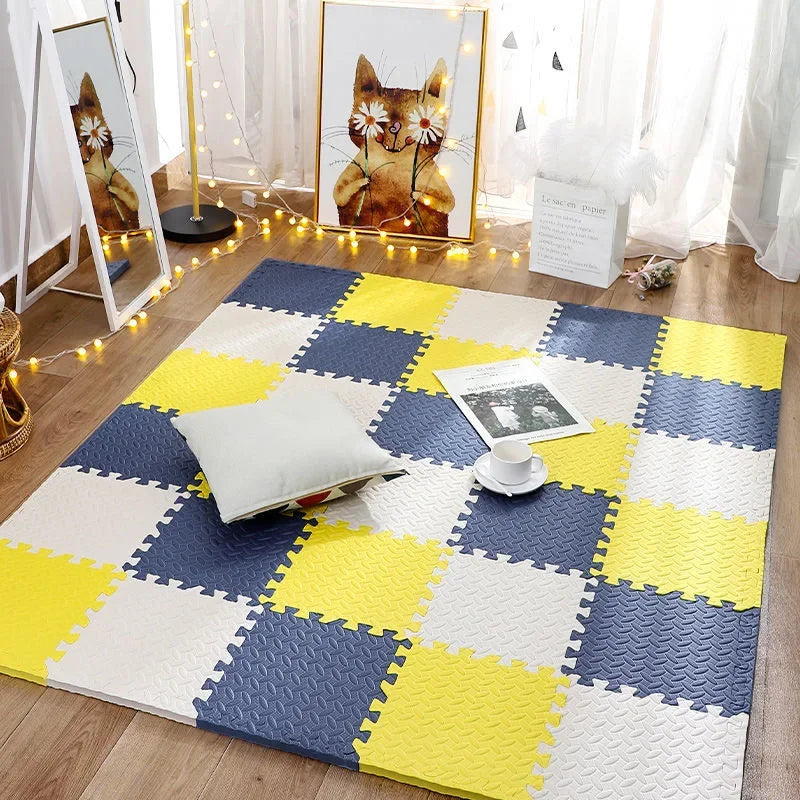 SafePlay | Thick Baby Play Mat with Cushioning Protection | Flexible Colorful Design for Safe Playtime 13
