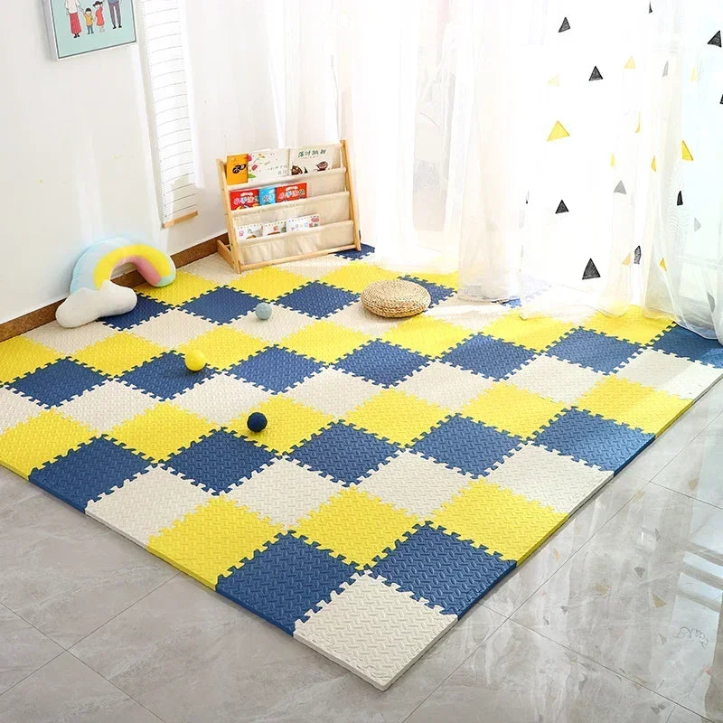 SafePlay | Thick Baby Play Mat with Cushioning Protection | Flexible Colorful Design for Safe Playtime 8