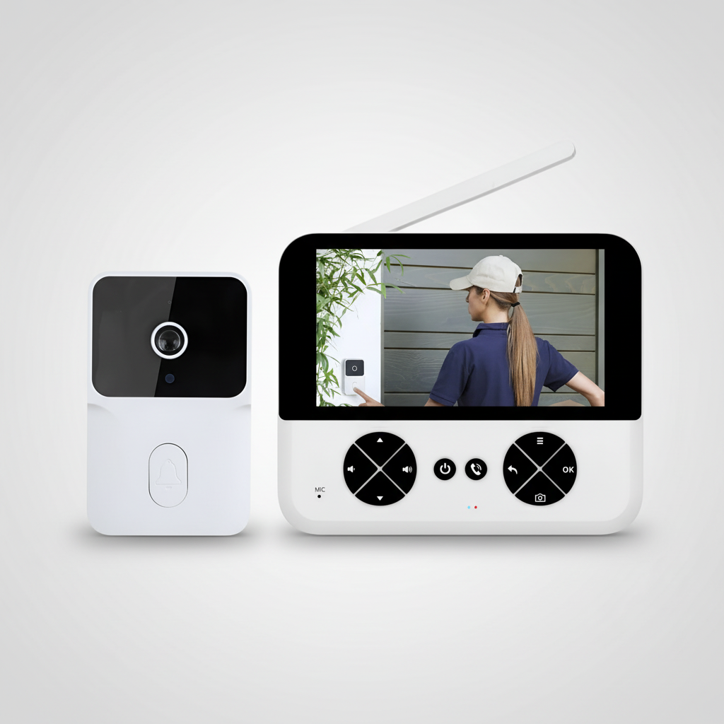 Wireless Video Doorbell Camera with 4K Resolution & Night Vision | Smart Notifications for Enhanced Home Security 2