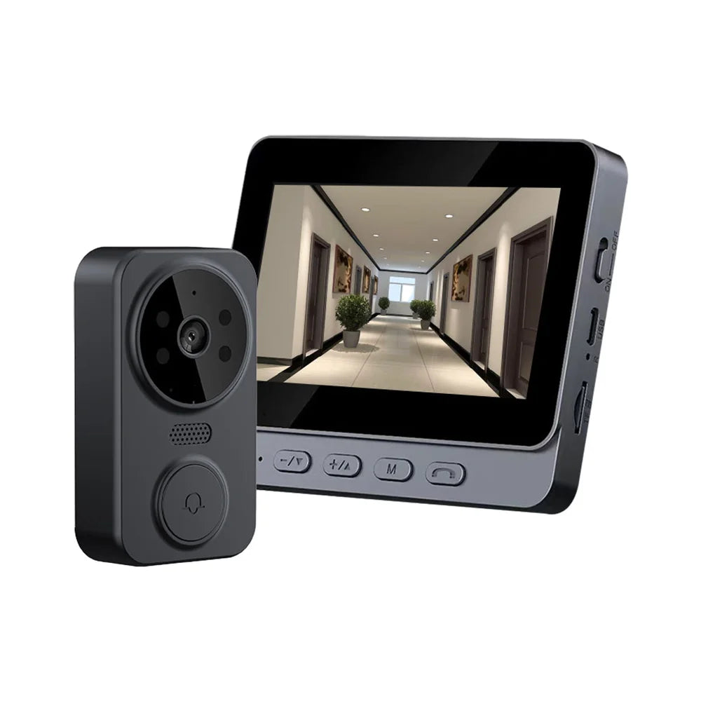 Wireless Video Doorbell Camera with Night Vision & Two-Way Intercom for Enhanced Home Security 0